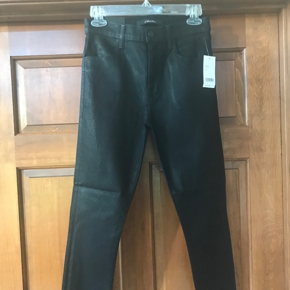 J Brand Fearless Alana LOOKS LIKE LEATHER but not - Picture 3 of 9